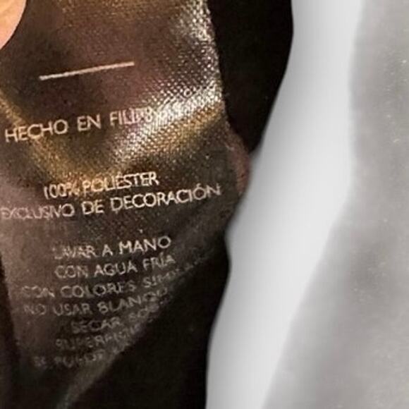 Natori Leaves Of Paradise Wrap Dress Womens 8 Navy & White - Picture 10 of 10